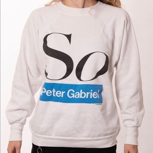 Vintage Peter Gabriel 1986 Tour Band Tee